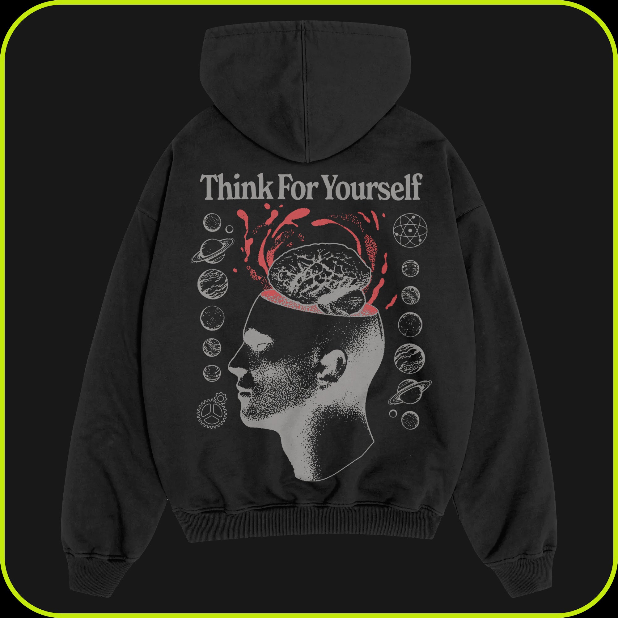 Think For Yourself Black Hoodie