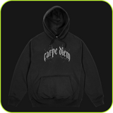 Seize The Day Black Hoodie