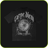 Seize The Day Black Tee