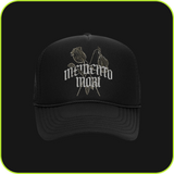 Memento Mori Black Trucker Hat