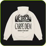 Eye Of The Moment Bone Hoodie
