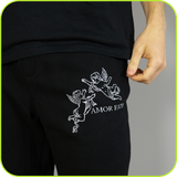 Fated Thorns Black Sweatpants