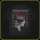 Think For Yourself Black Tee