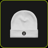 Think For Yourself White Beanie