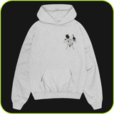 Memento Mori Heather Grey Hoodie