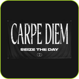 Seize The Day Wall Flag