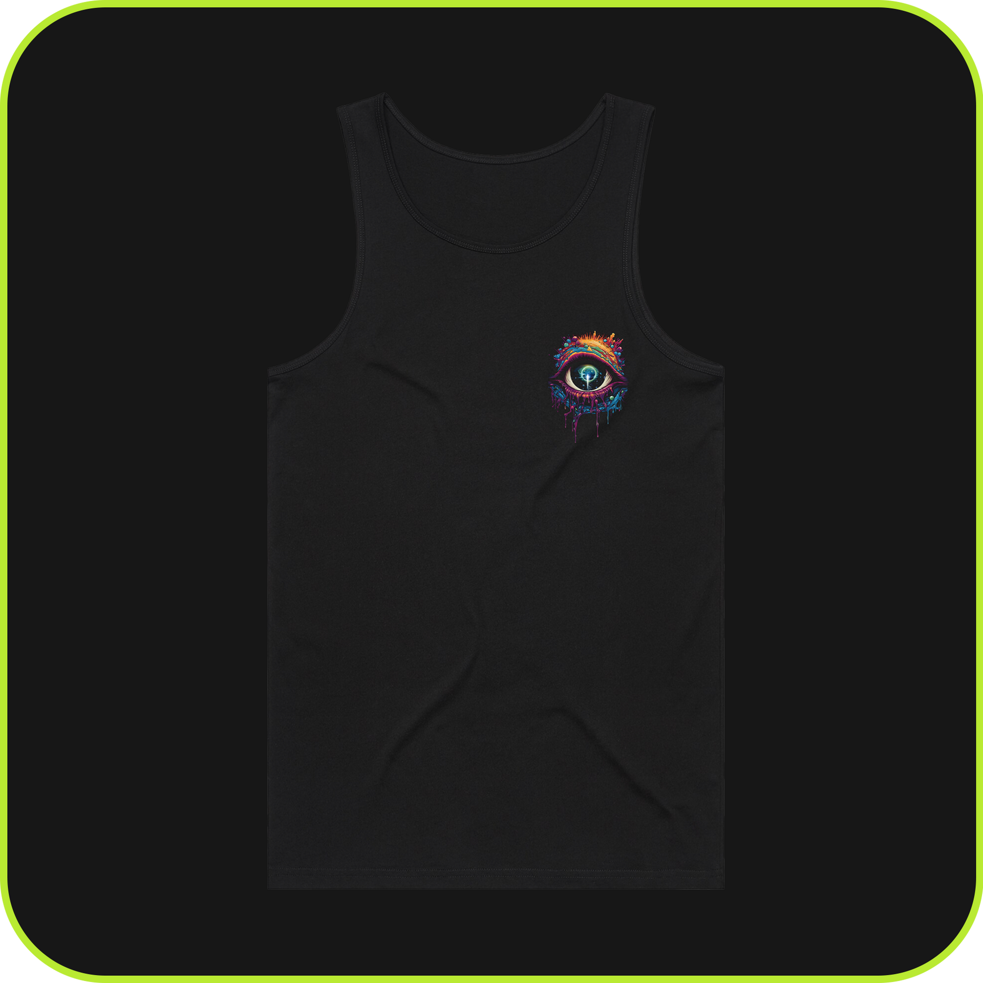 BLACKLETTER AIRBRUSH TANK BLACK – BlackEyePatch